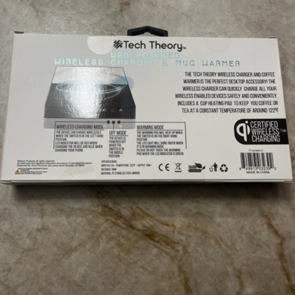 Tech Theory Wireless Charger and Mug Warmer - Picture 3 of 3